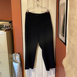 Talbots Navy Polyester Wide Leg Slacks size 22